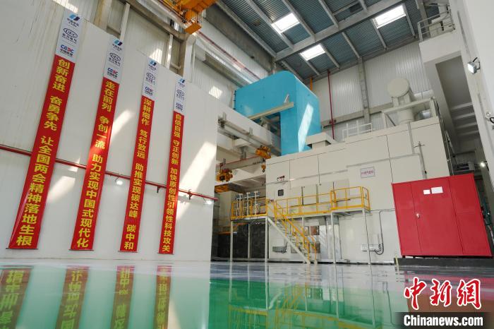 全国产化F级50兆瓦重型燃气轮机机组。　中国AGGAME集团有限公司供图